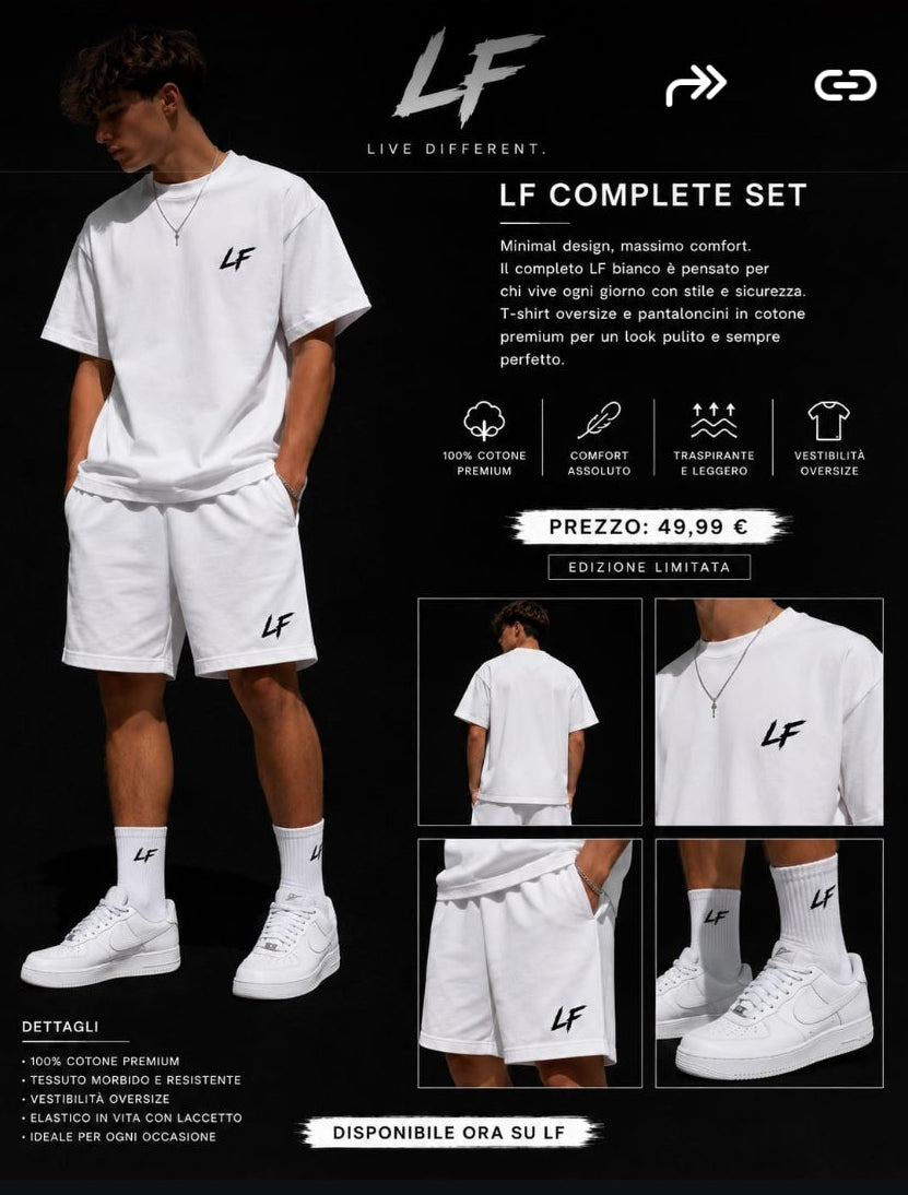 🤍 LF White Set – Complete Edition