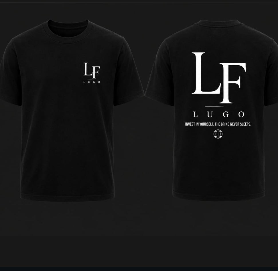 LF LUGO – "Invest" Black Tee